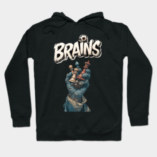 Zombie Wants to Play Chess - Halloween Special for Chess Lovers Hoodie