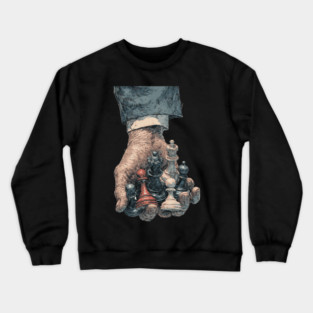 Wanna Play? - Concept Art for Chess Lovers Crewneck Sweatshirt