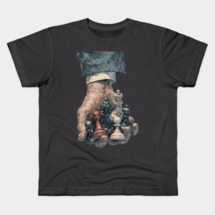 Wanna Play? - Concept Art for Chess Lovers Kids T-Shirt