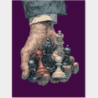 Wanna Play? - Concept Art for Chess Lovers Posters and Art