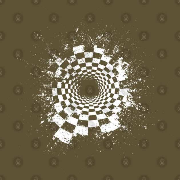 Chess Crack - Concept Art - Experimental Op Art by TuncGK