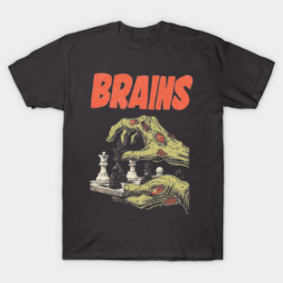 Scary & Cool for Chess Halloween - Comic Book Style Zombie T-Shirt