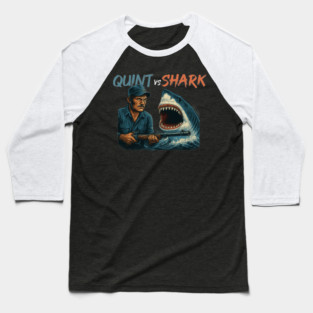 JAWS: Quint vs. Can – Ultimate Showdown Tee Baseball T-Shirt