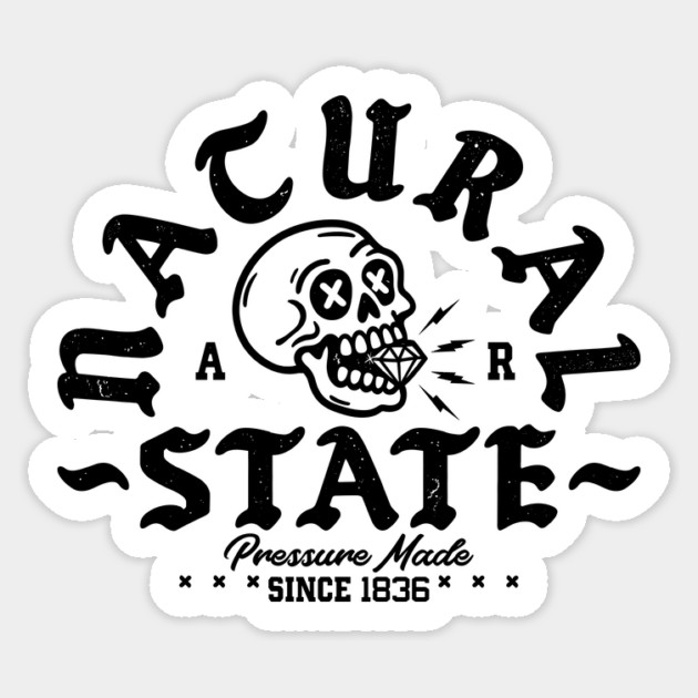 Pressure Made (front only) Sticker by rt-shirts
