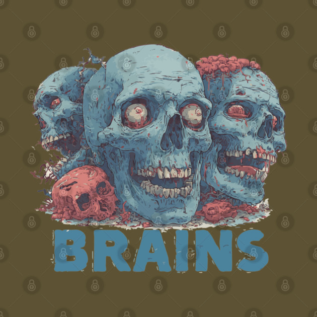 Zombie Graveyard - Spooky & Creepy Halloween Design by TuncGK