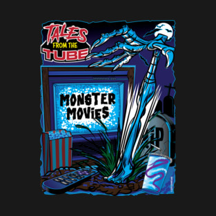 Tales from the Tube, Monster Movies Scene T-Shirt