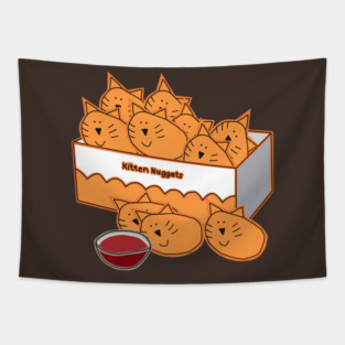 Kitten Nuggets Tapestry