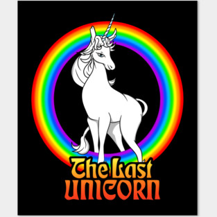 THE LAST UNICORN rainbow Posters and Art