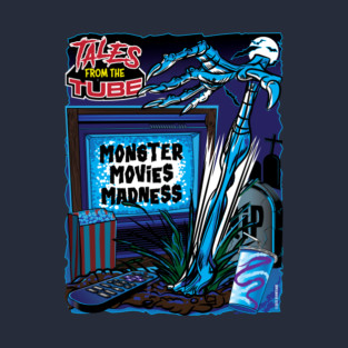 Retro TV Horror – Tales from the Tube T-Shirt