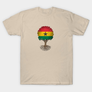 Tree of Life with Ghana Flag T-Shirt
