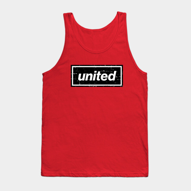 The United Football Indie Music Manchester Black Tank Top by Butter Creative