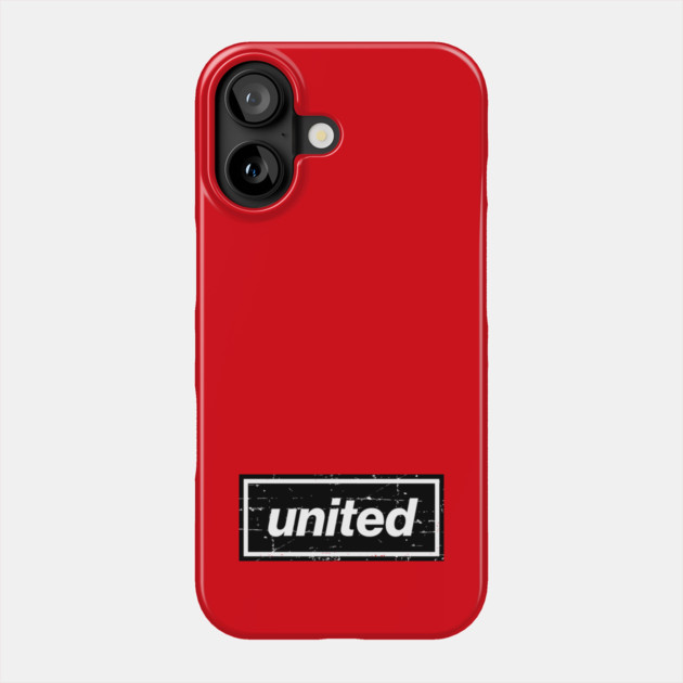 The United Football Indie Music Manchester Black Phone Case by Butter Creative