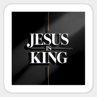 Jesus Is King Christian Gift Magnet