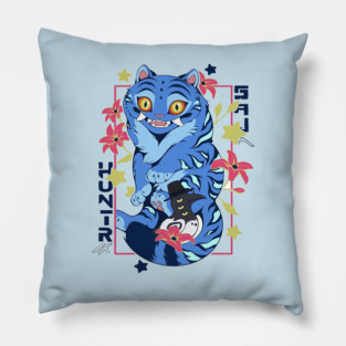 Derpy Tiger K-pop Demon Hunters Pillow