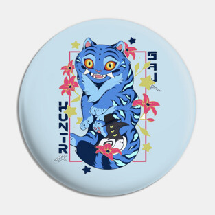 Derpy Tiger K-pop Demon Hunters Pin