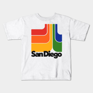 San Diego // Retro Design Kids T-Shirt