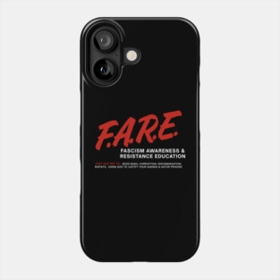 Anti-Fascism Parody Shirt – Fascism Awareness & Resistance Education Phone Case