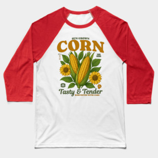 Vintage Corn Baseball T-Shirt
