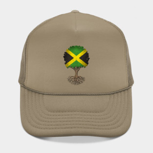 Tree of Life with Jamaican Flag Hat