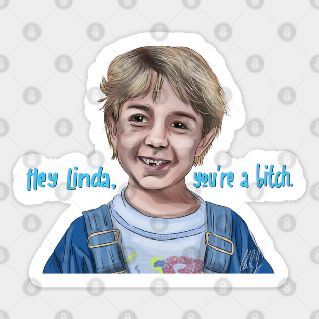 Wedding Singer: Hey Linda Sticker by 51Deesigns