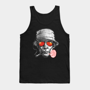 Hunter S Thompson, Gonzo, Raoul Duke Tank Top