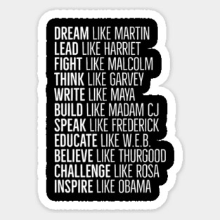 Black Heros, Black History, African American, Civil Rights Leaders Magnet
