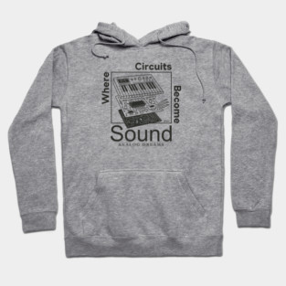 Circuit Symphony. Digital Audio Hoodie