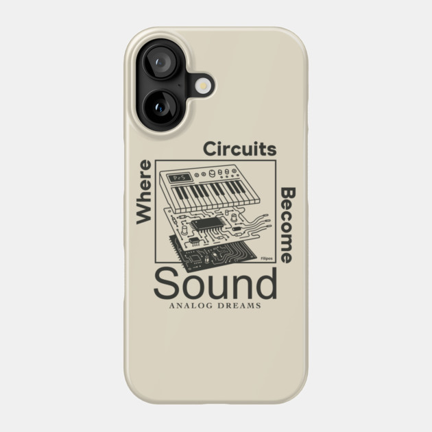 Circuit Symphony. Digital Audio Phone Case by filiposwear