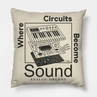 Circuit Symphony. Digital Audio Pillow