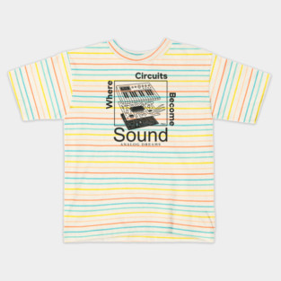 Circuit Symphony. Digital Audio Kids T-Shirt