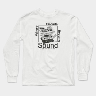 Circuit Symphony. Digital Audio Long Sleeve T-Shirt