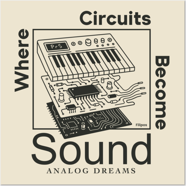 Circuit Symphony. Digital Audio Wall Art by filiposwear