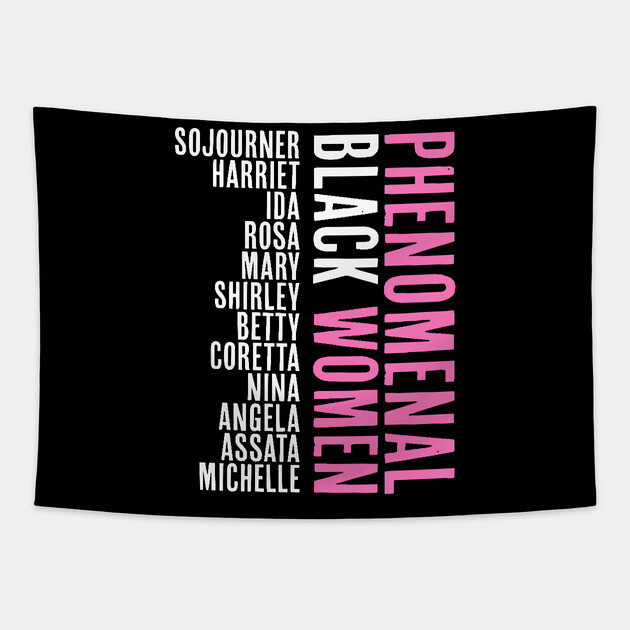 Phenomenal Black Women, African American, Black History, Afrocentric Tapestry by UrbanLifeApparel