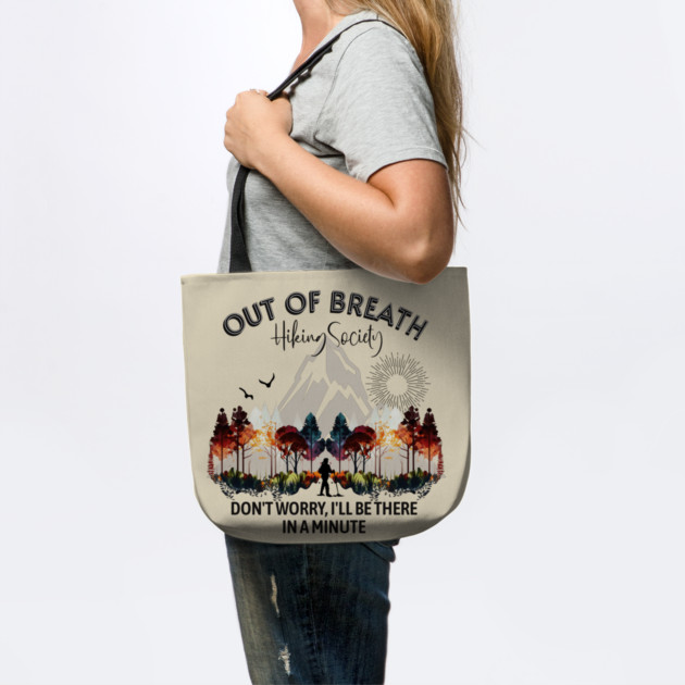 Out of Breath Hiking Society by casualteesinc