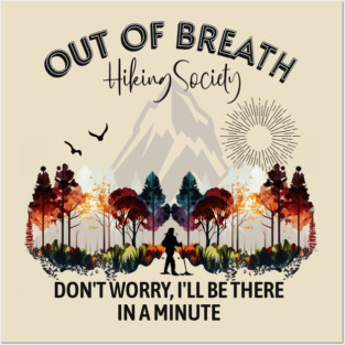 Out of Breath Hiking Society Posters and Art