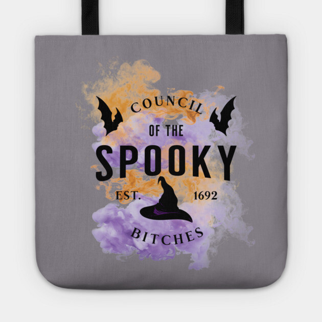 Council of the Spooky Bitches Tote by casualteesinc
