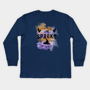 Council of the Spooky Bitches Kids Long Sleeve T-Shirt
