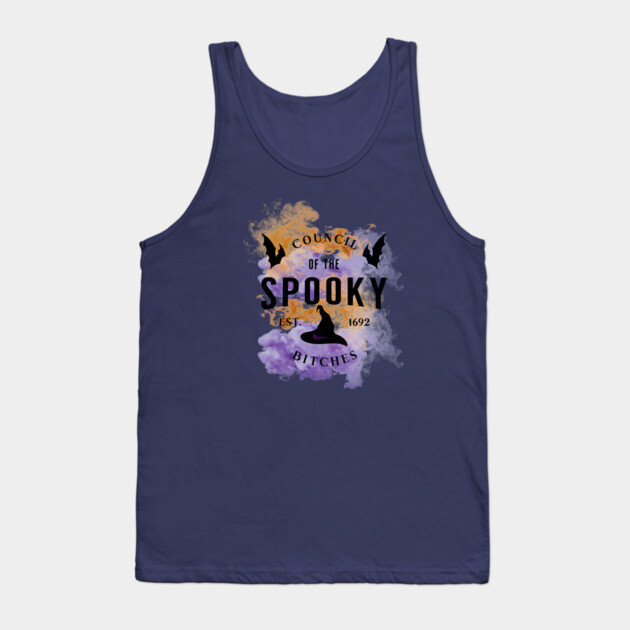 Council of the Spooky Bitches Tank Top by casualteesinc