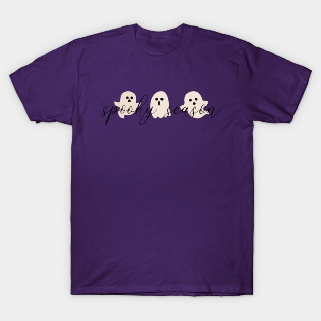 Spooky Season Ghosts T-Shirt by casualteesinc