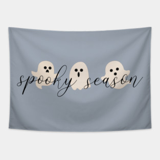 Spooky Season Ghosts Tapestry