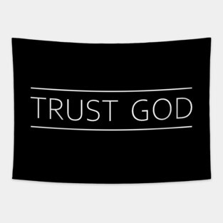 TRUST GOD Tapestry