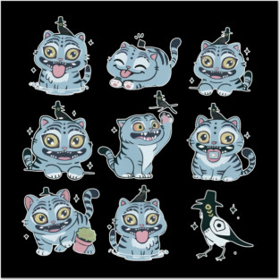 Hunter Tiger, Huntrix Jinu - derpy tiger Posters and Art