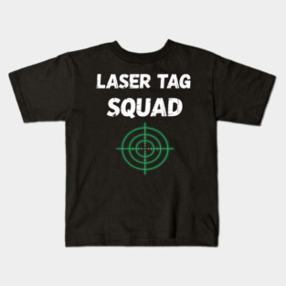 Laser Tag Squad Player Game Crosshair Lasertag Team Kids T-Shirt