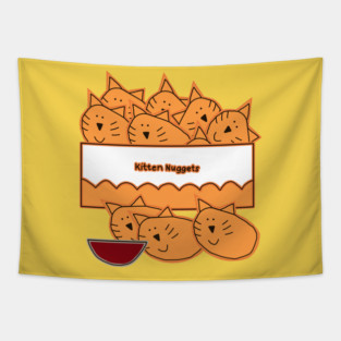 Kitten Nuggets Tapestry
