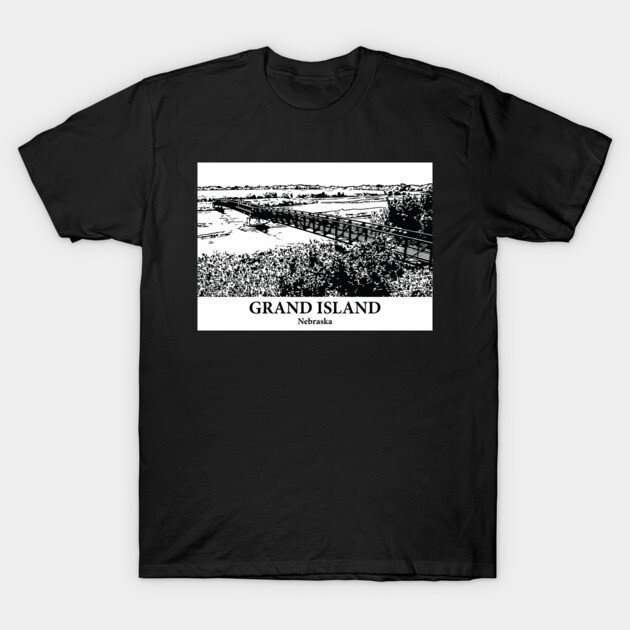 Grand Island - Nebraska T-Shirt by Lakeric