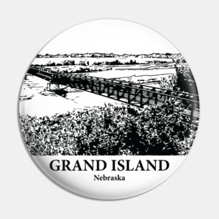 Grand Island - Nebraska Pin