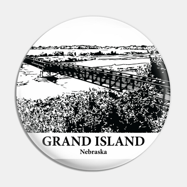 Grand Island - Nebraska Pin by Lakeric