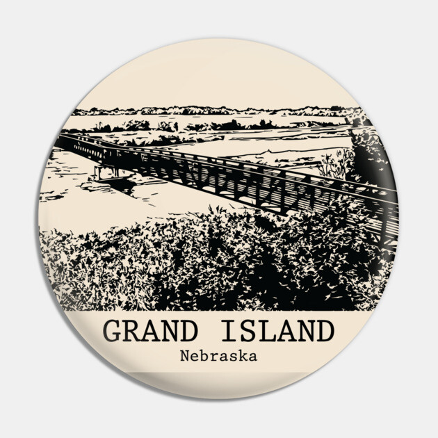 Grand Island - Nebraska Pin by Lakeric