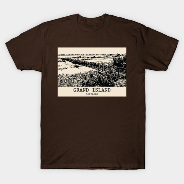 Grand Island - Nebraska T-Shirt by Lakeric