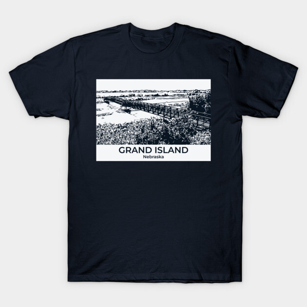 Grand Island - Nebraska T-Shirt by Lakeric